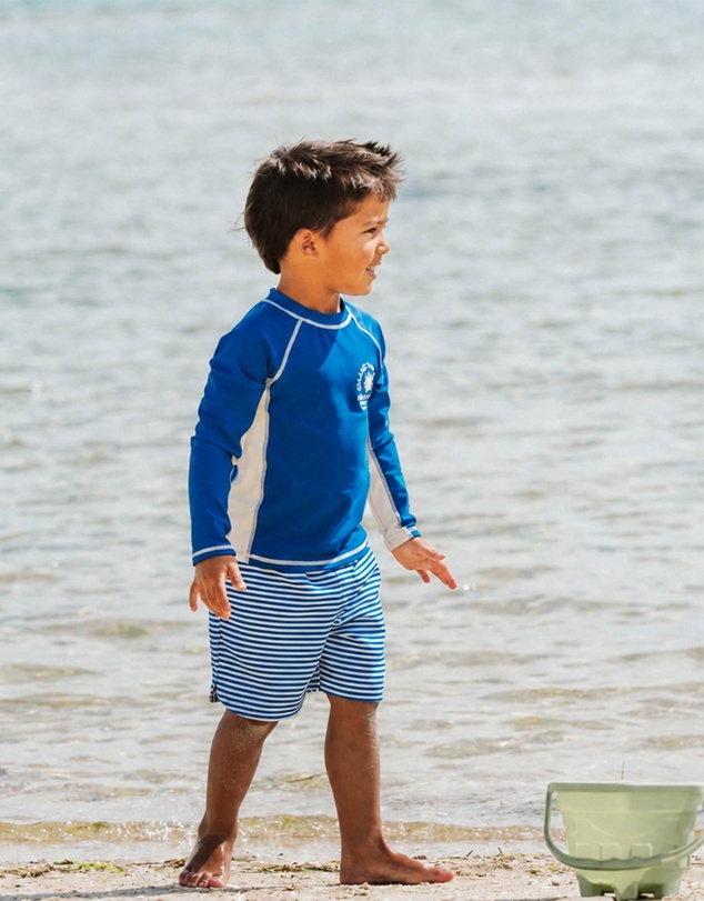 Minihaha - Bodhi Stripe Board Shorts - Babies-Kids