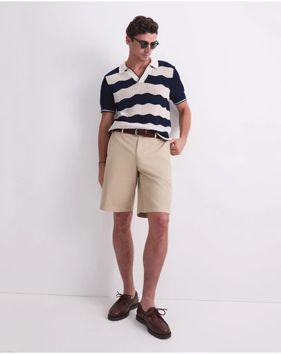 Sportscraft - Wave Stripe Knit Polo