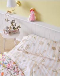 Linen House Kids - Bush Walk Fitted Sheet + Pillowcase Set