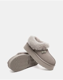 EVERAU - EverAU Ugg Gabri Cow Suede Upper House Shoes