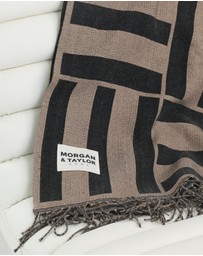 Morgan & Taylor - Anise Throw Blanket in Black