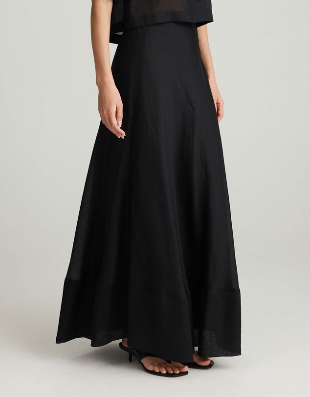 Mattir - Aire Circle Skirt Black