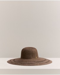 Trenery - Hyams Woven Sun Hat in Espresso