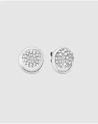 Furla - Furla Miasfera Charms Silver-Tone Stud Earrings