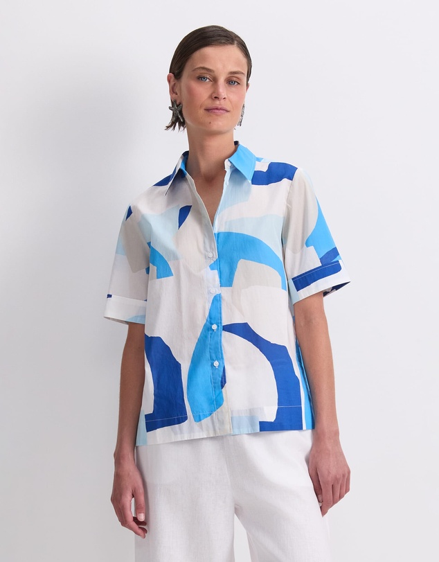 Sportscraft - Nora Short Sleeve Lily Voile Shirt