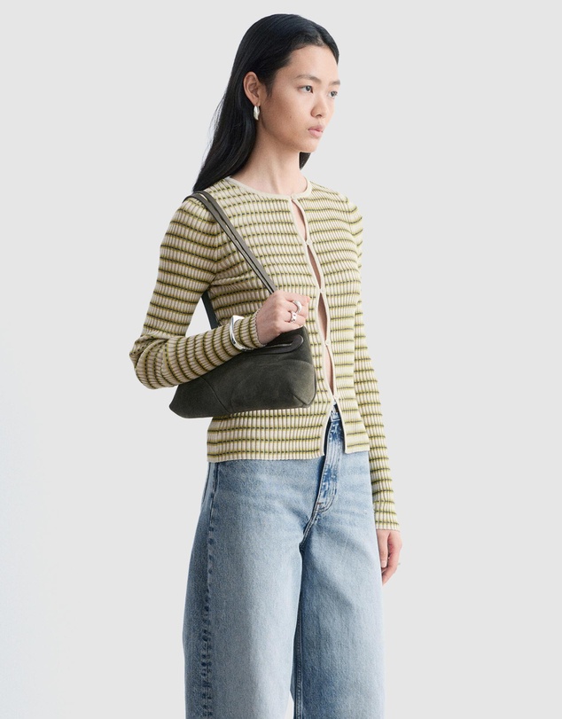 & Other Stories - Keyhole-Front Rib-Knit Cardigan