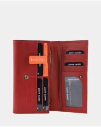 Pierre Cardin - Pierre Cardin Rustic Leather Ladies Wallet