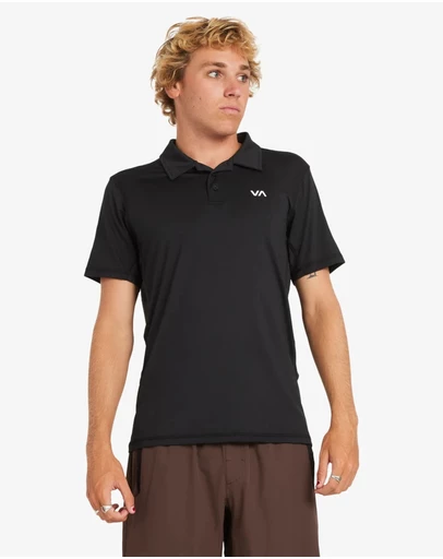 RVCA - Mens Sport Vent Polo Short Sleeve Shirt