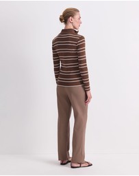 Sportscraft - Lucy Zip Funnel Neck Top