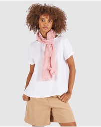 CAMIXA - French Linen Crinkled Scarf
