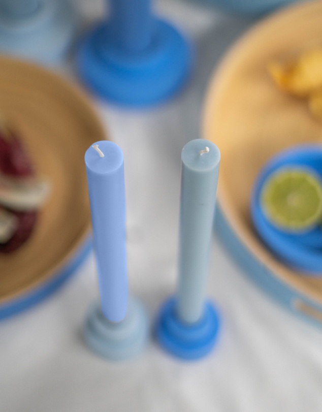 porter green - flipp sml silicone unbreakable candle holder set