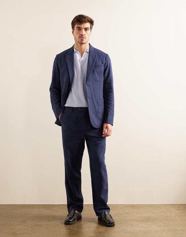 AERE - Leo Linen Suit Pants