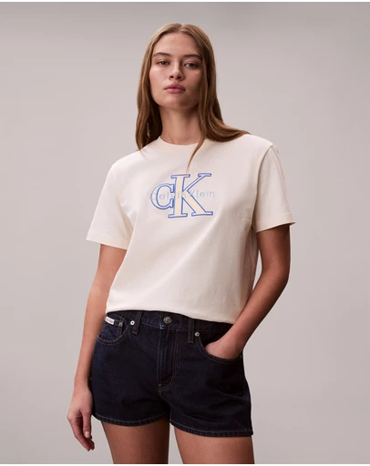 Calvin Klein Jeans - Dual Tone Monologo Classic T-Shirt