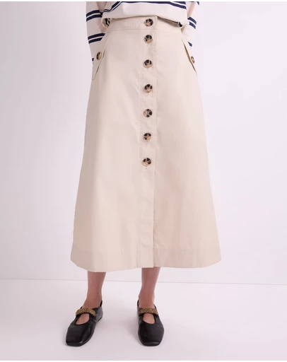 Sportscraft - Audrey Button Through Skirt