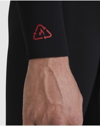 Quiksilver - Mens 3/2mm Marathon Sessions 2022 Chest Zip Wetsuit