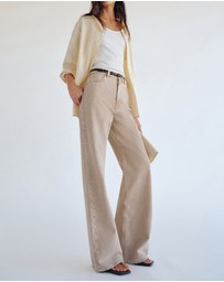 Reformation - Cary High Rise Slouchy Wide Leg Jeans