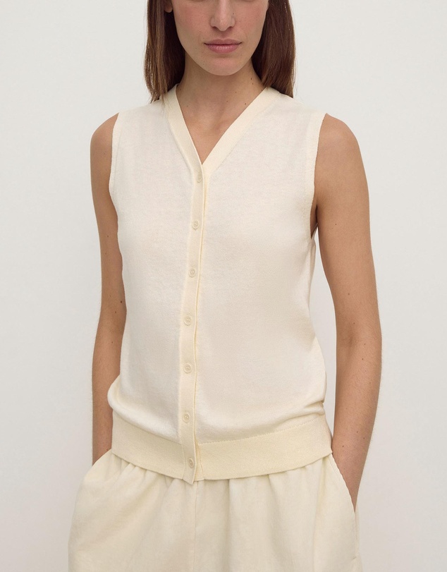 Assembly Label - Maya Cotton Cashmere Knit Vest