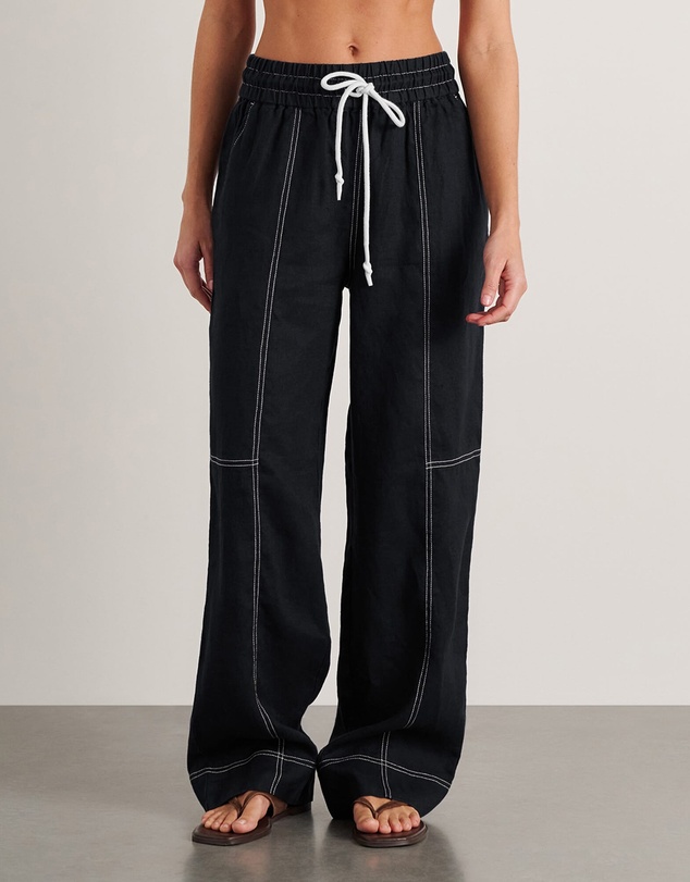 Jag - Sabine Linen Relaxed Leg Pant
