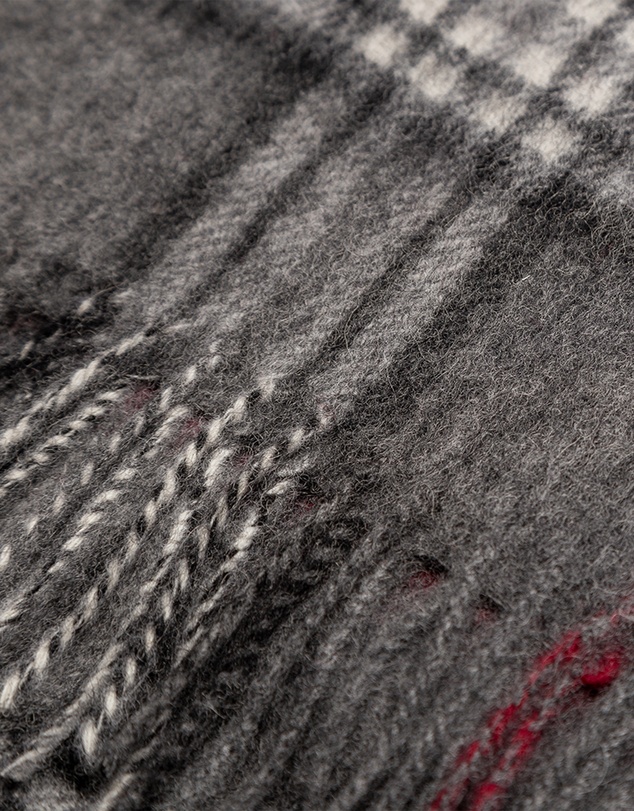 Ozwear Connection Uggs - 100% Wool Scarf Grey Check
