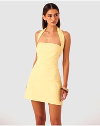 SNDYS - Romi Halterneck Mini Dress
