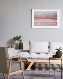 Olive et Oriel - Flamingos Art Print