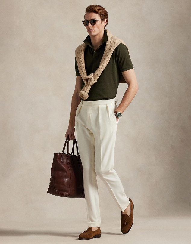 Polo Ralph Lauren - Custom Slim Fit Mesh Polo Shirt