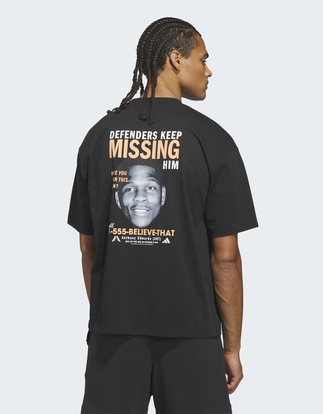 adidas Performance - Anthony Edwards Face Graphic T-Shirt Mens