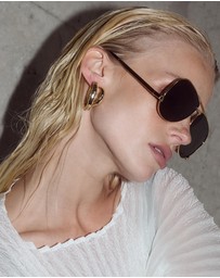 Luv Aj - Liquid Metal Hoops Set
