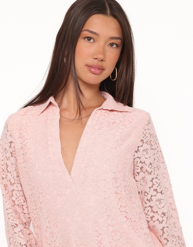 Petal & Pup - Cidel Mini Dress - Pink Lace