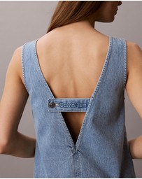 Calvin Klein Jeans - V-Neck Denim Shift Dress