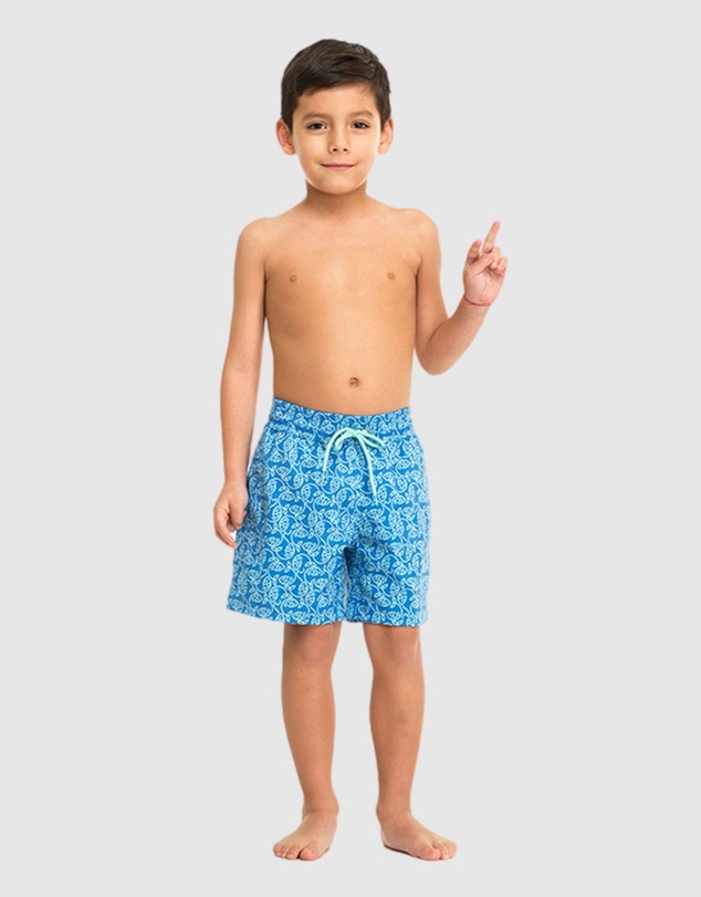 Tolu Australia - Boys Swim Shorts With Fishes