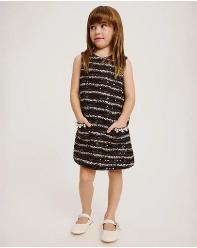 Bardot Junior - Lana Boucle Dress - Kids-Teens