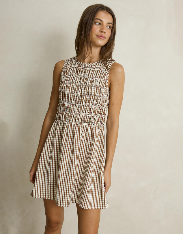 Rhythm - Capri Check Mini Dress