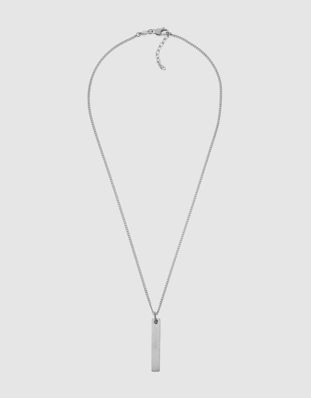 Fossil - Fossil Vintage Casual Silver Necklace JF03988040