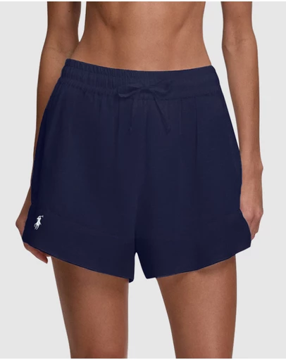 Polo Ralph Lauren - Organic Cotton & Linen High Waist Beach Short