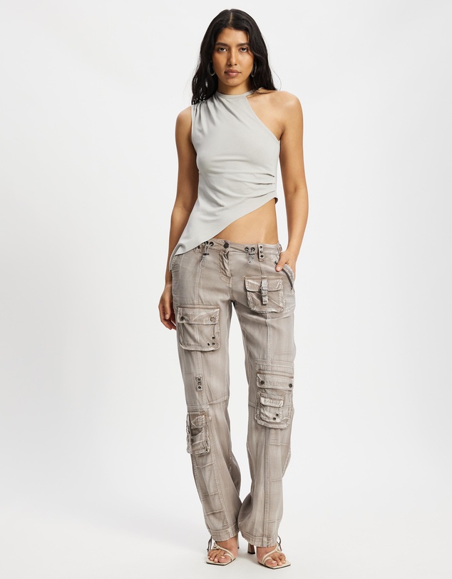 Jaded London - Asymmetric Strappy Top