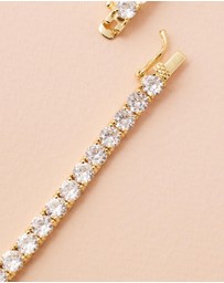 Bianc - Large Tennis Necklace