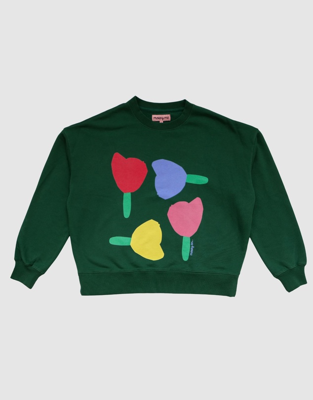 Mosey Me - Forget Me Not Sweater - Forest
