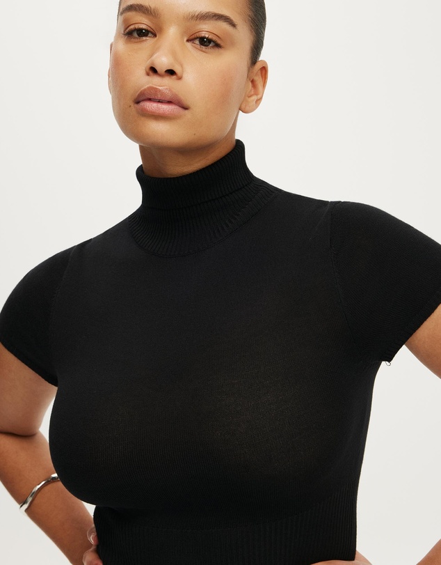 Cotton On - Close Knit Ss Roll Neck