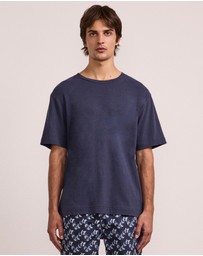 Frescobol Carioca - Dinis Linen Blend T-Shirt