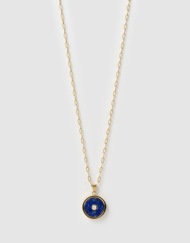 Arms Of Eve - Koda Gold Necklace - Lapis