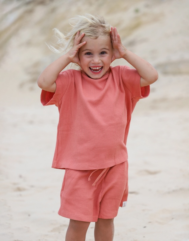 All Fenix - Mini Waffle Tee - Babies-Kids