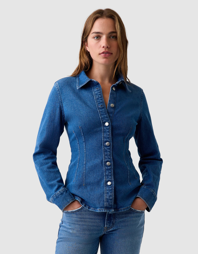 GAP - Long Cinched Shirt