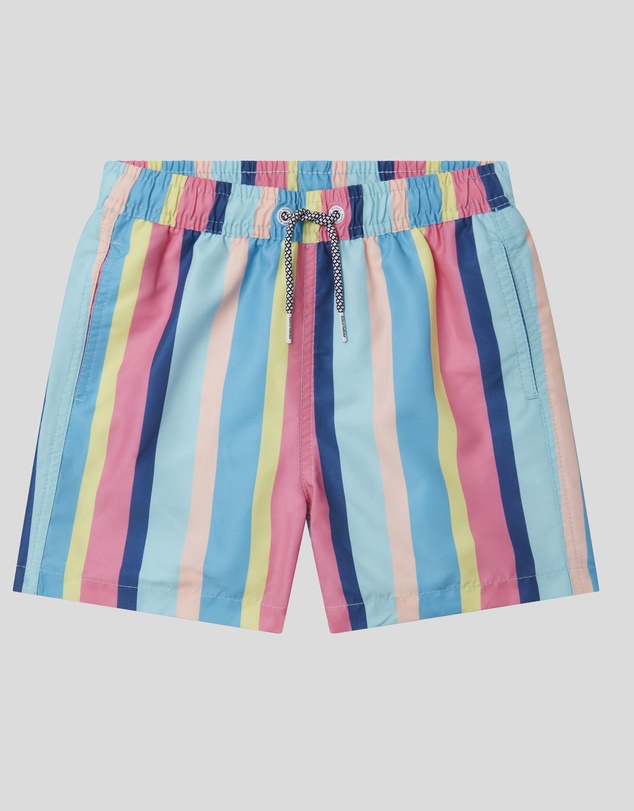 Boardies - Boardies Cake Stripe Kids Swim Shorts