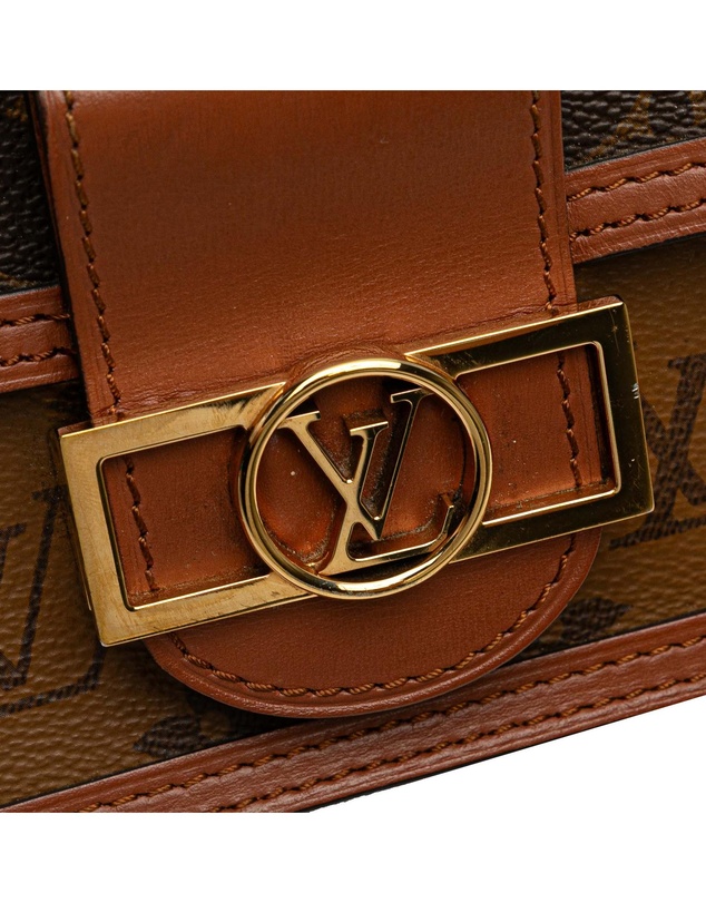 Pre-Loved by Azura Reborn - Pre-Loved Monogram Reverse Dauphine Wallet on Chain