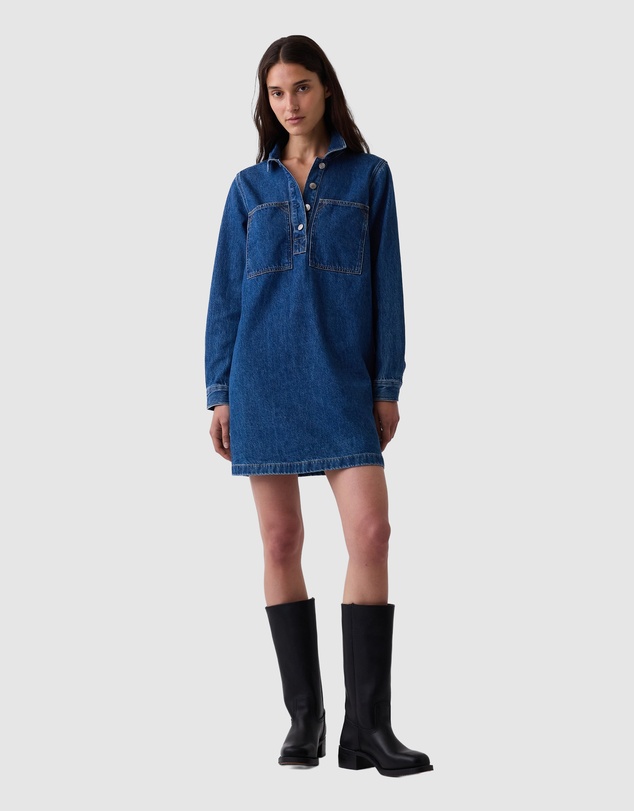 GAP - LS Shift Mini Dress