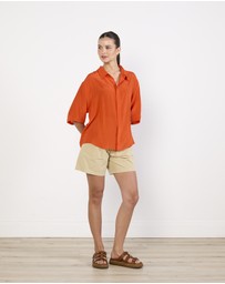 Cirkular - Pre-Loved - Luuda Bright Orange Shirt