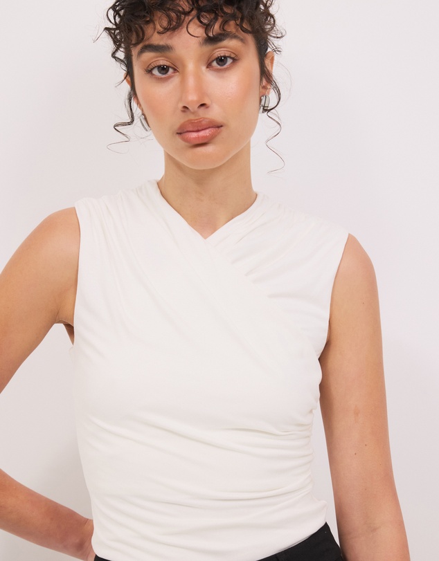 Calli - Lexi Wrap V-Neck Top