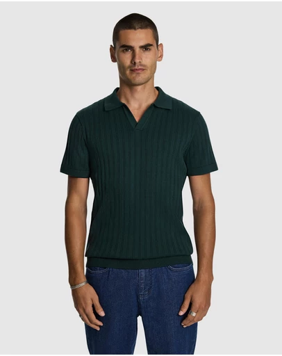 yd. - Notts Knitted Polo Shirt