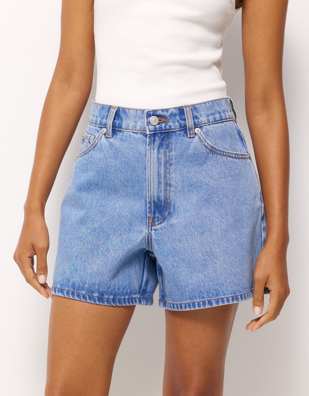AERE - Mia Classic Denim Shorts